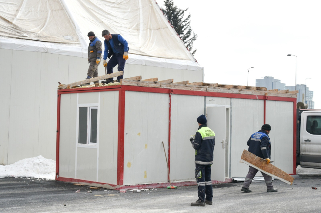 Altındağ Belediyesi’nden Depremzedelere Prefabrik Ev Desteği